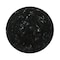 Armen Living Venus and Polly 5 Piece Black Marble Round Dining Set SETVEDIBLK5C - alternate 2
